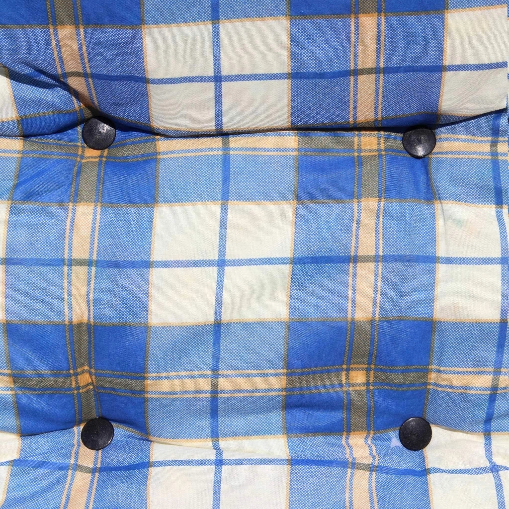Poltrona Sdraio 3 posizioni con cuscino in Cotone Legno cm 84x60x100 - OZZY
