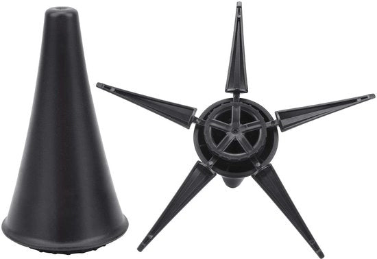 Sedia per Clarinetto Pieghevole - Sostegno Portatile a 5 Gamba - Compatta e Leggera - Materiale ABS e Acciaio Inox - Standard per Strumenti Musicali