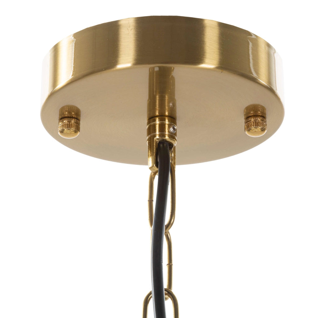 Famidame, Lampada da Soffitto Necessarie 5 Lampadine, oro