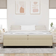 Letto a molle Grigio Verde 200 x 200 cm Tessuto in Cords 42006991