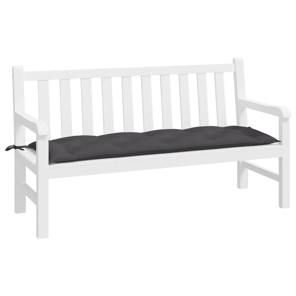 Cuscino per Panca-Cuscini per panchina Antracite 150x50x7 cm in Tessuto Oxford 940263