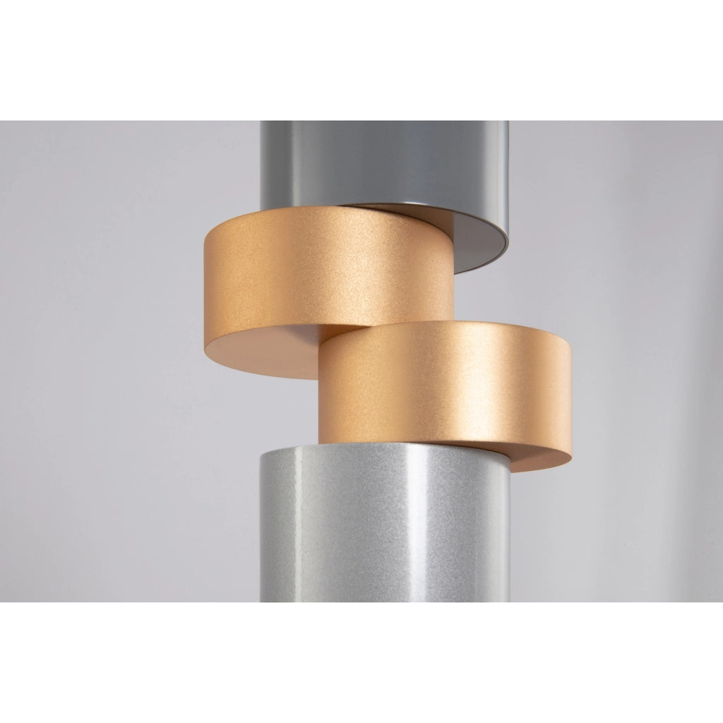 Maytoni Lampadario moderno Palette 1 luce GU10 grigio metallo