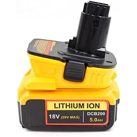 Adattatore per Batteria Dewalt DCA1820 – Compatibile con Utensili 18V NiCad/NiMh e Batterie 20V Li-Ion
