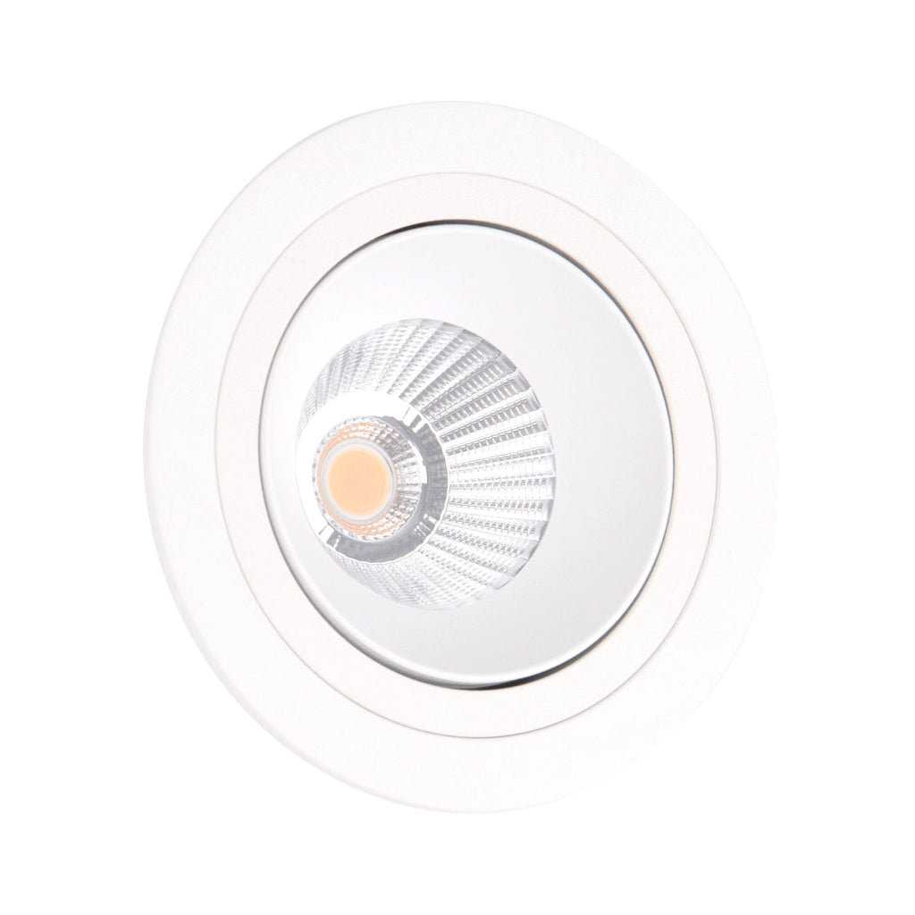 Faretto incasso orientabile tondo bianco LED 10W Maxlight