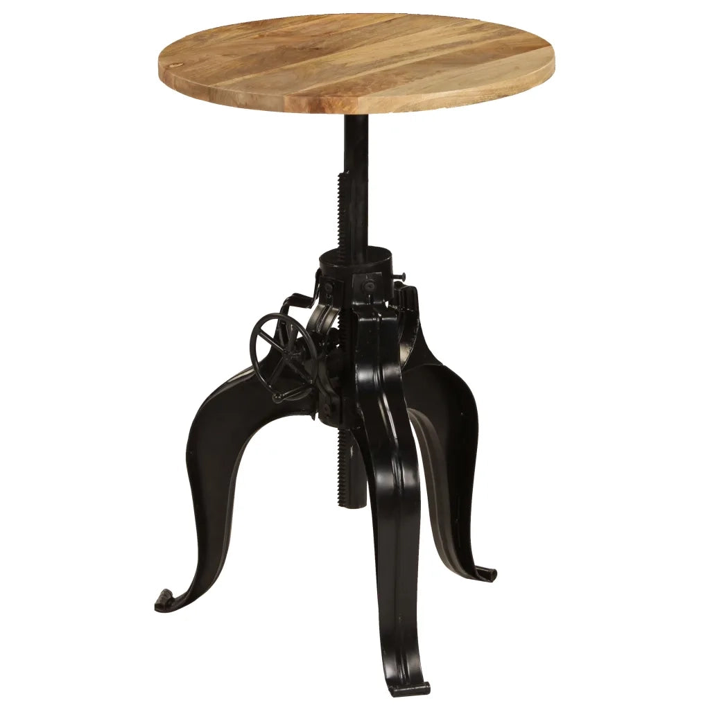 Tavolo da Bar in Legno Massello di Mango 60x(76-110) cm cod mxl 29847