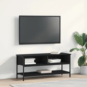 Set mobile TV Rovere Nero 100 x 35 x 45 cm Legno multistrato 862930