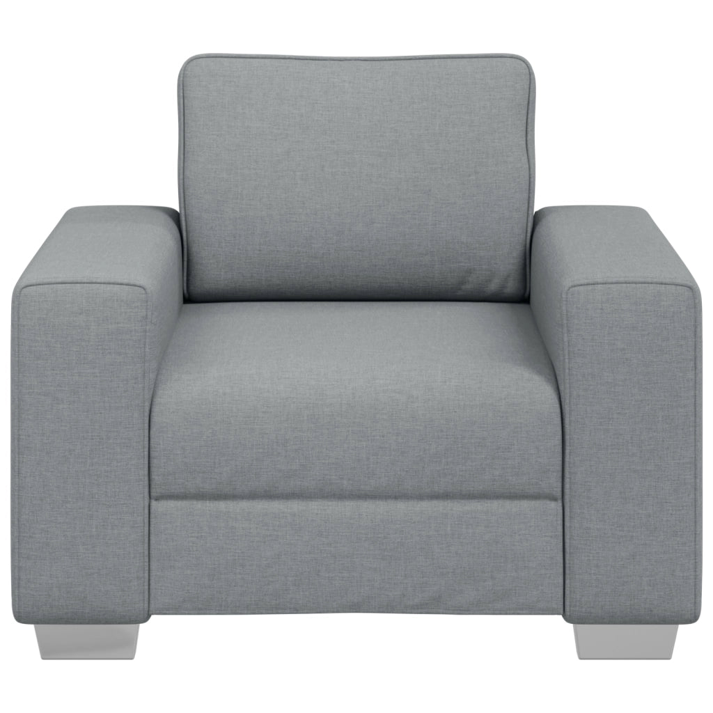 Sedia Sofa  Grigia Chiara 59 cm in Tessuto