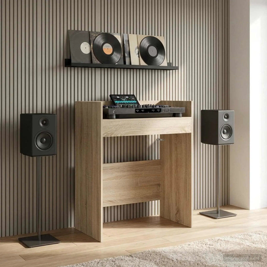 Tavolo DJ Rovere Sonoma 82 x 45 x 102 cm Legno ingegnerizzato 8006750