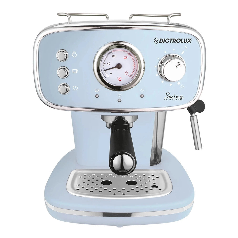 Trade Shop - Macchina Da Caffè Espresso 1100w Funzione Cappuccino Compatibile Con Caffè Macinato Cialde -