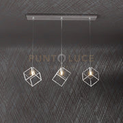 FRAME SOSPENSIONE RETTANGOLARE 3 LUCI 1125-S3 R