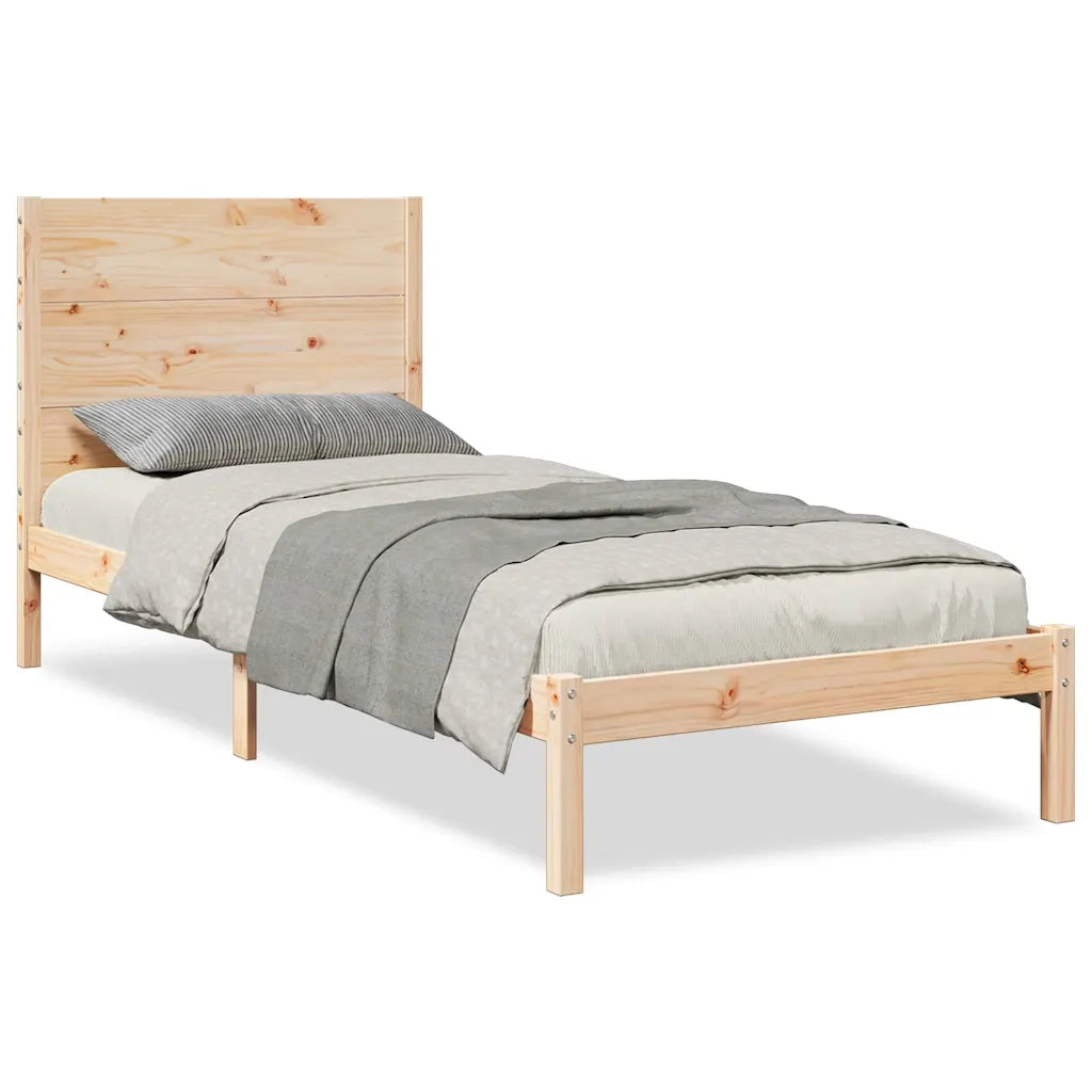 Giroletto Extra Lungo senza Materasso 90x220 cm Legno Massello
