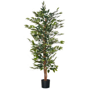Pianta Finta Ficus ¨C zephmum ¨C Verde con Vaso 150cm