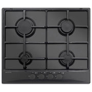Glem Gas GT64NC Piano Cottura a Gas 4 Fuochi 60 cm Nero