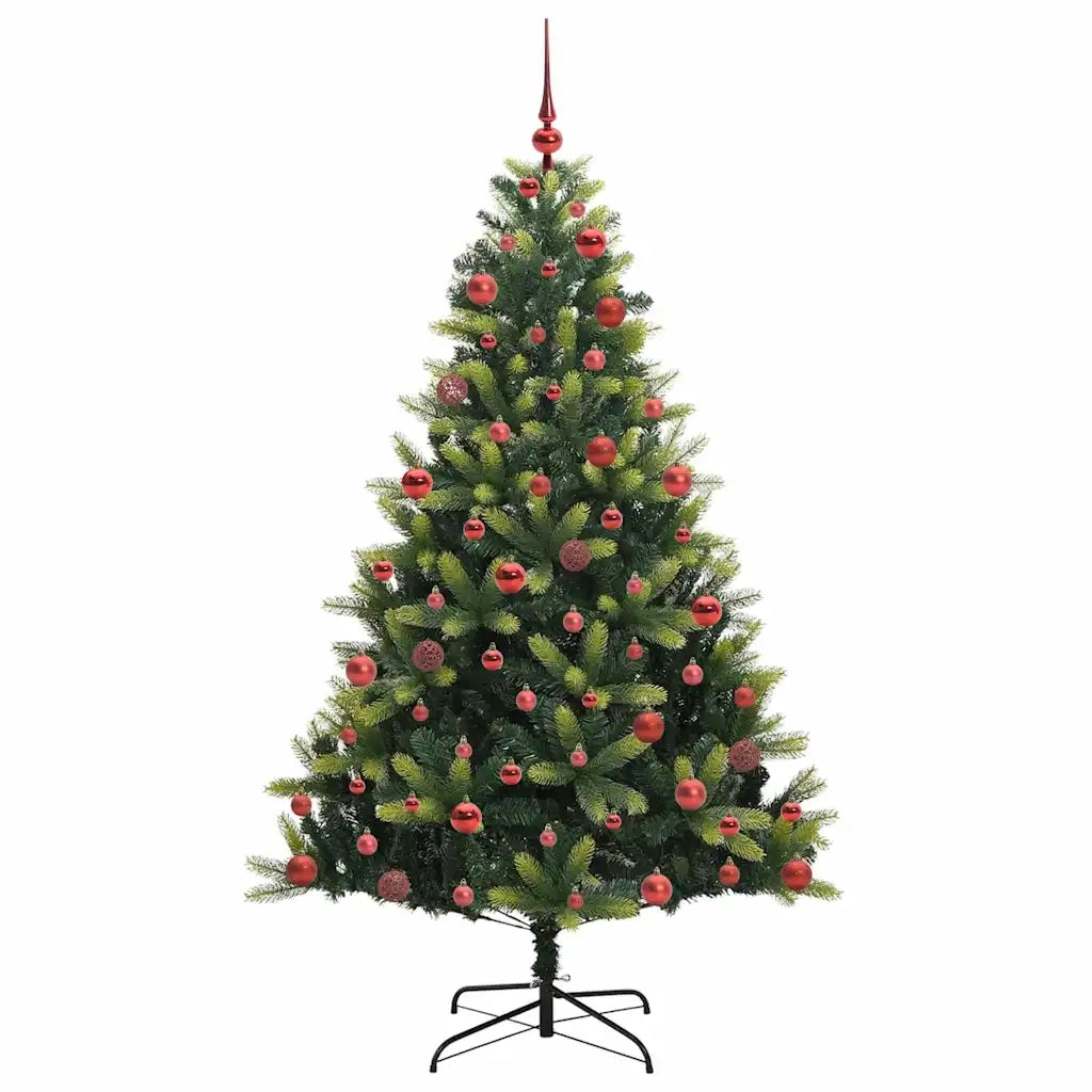 Albero di Natale Artificiale a Cerniera con 300 LED 180 cm 3395991