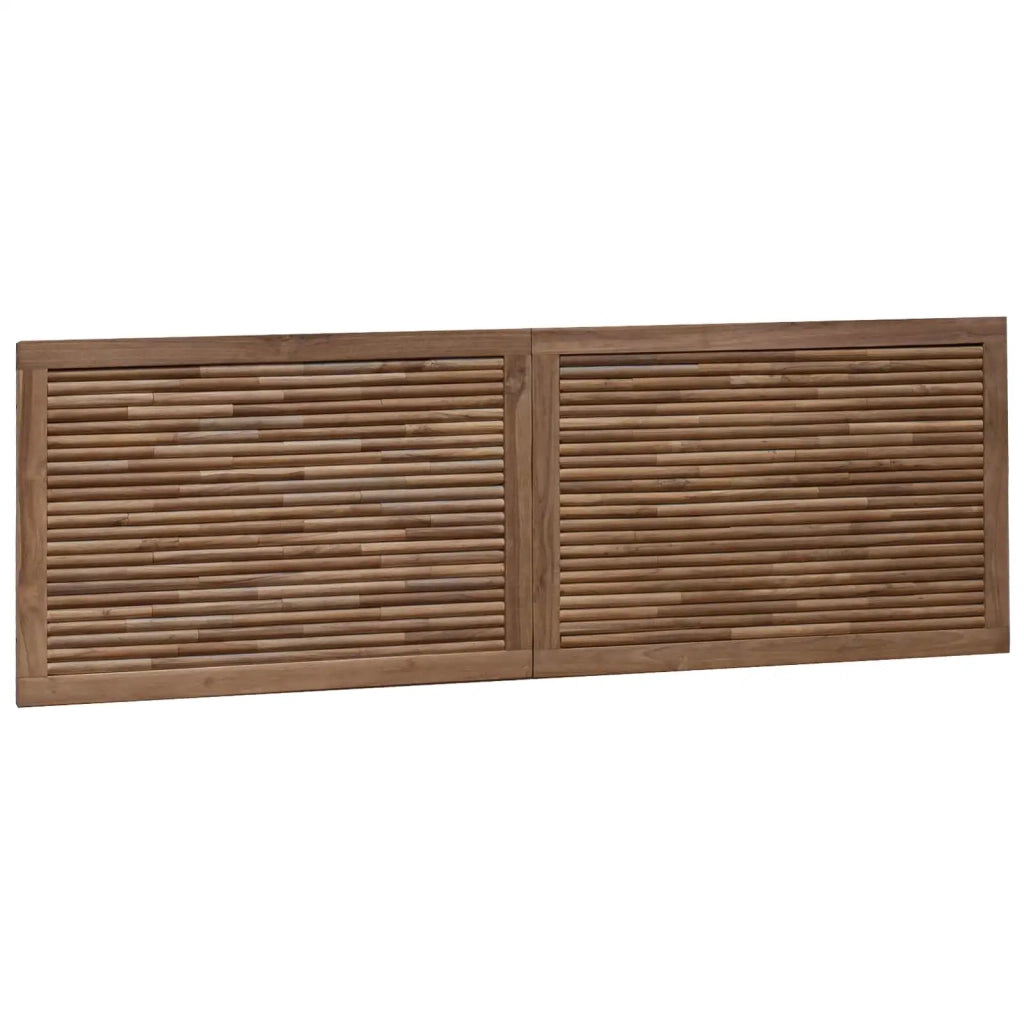 Testiera Naturale Legno di teak solido