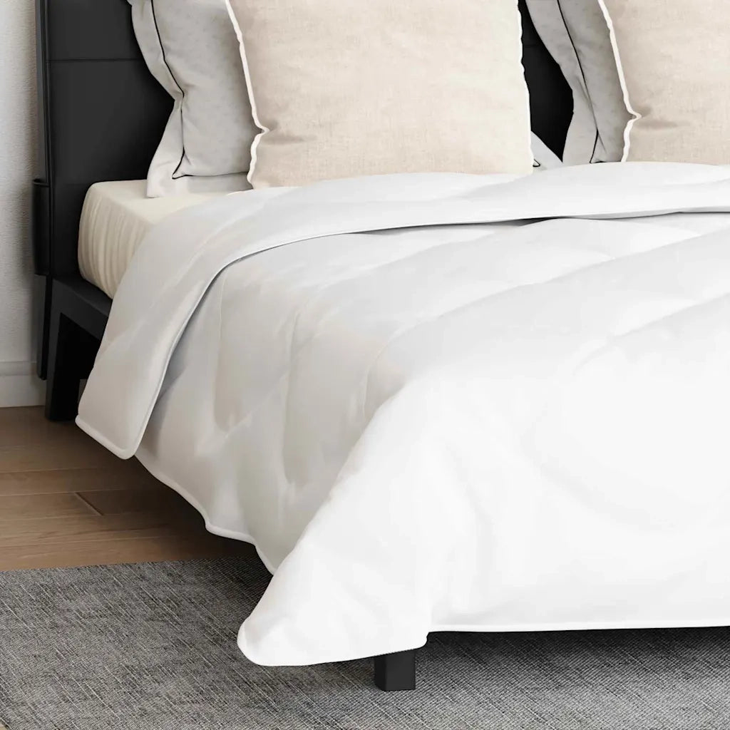 vidaXL Set di piumini con cuscino 3 pcs Bianco 200 x 200 cm Microfibra