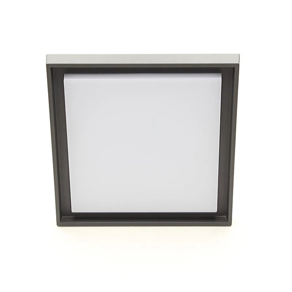 ASCELLA Plafoniera LED 30W IP54 luce soffitto muro parete lampada moderna impermeabile esterni balcone ingresso garage cantina QUADRATO