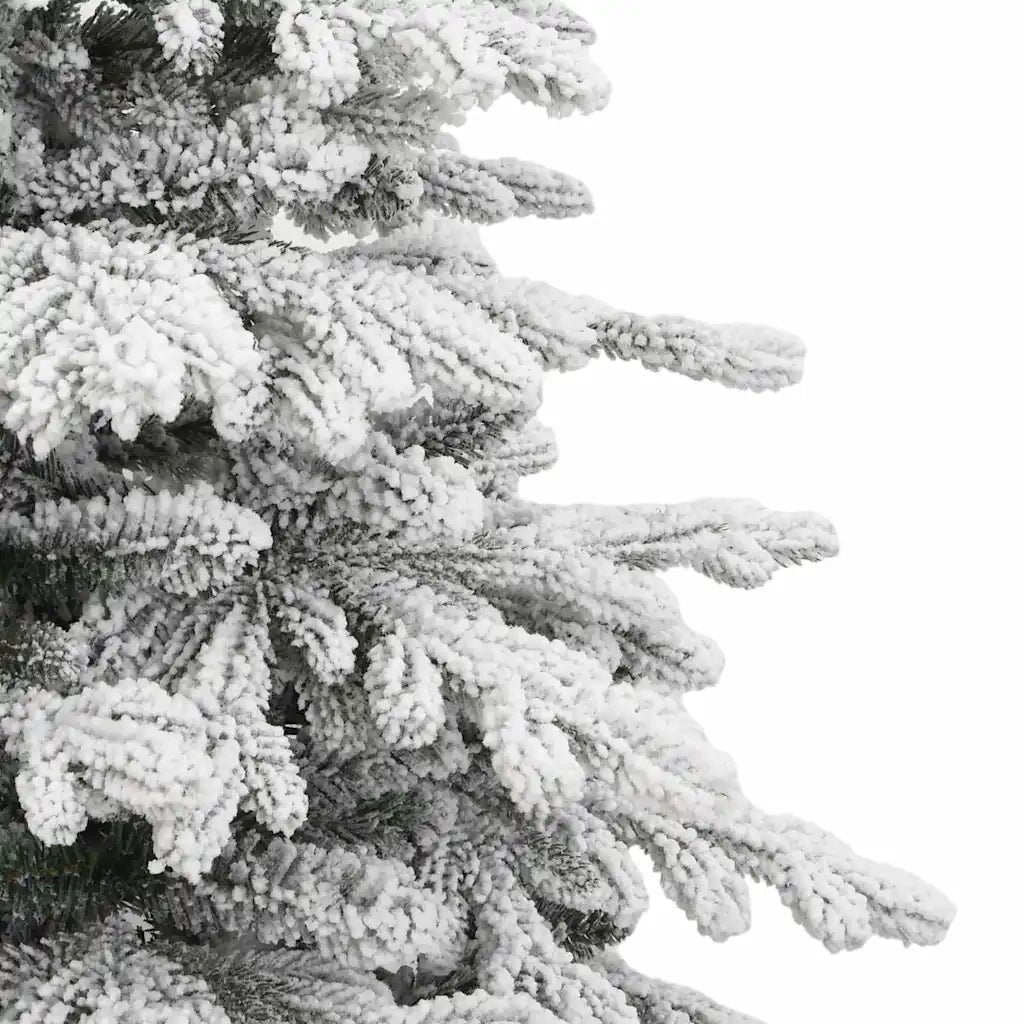 Albero di Natale | Decorazioni natalizie Artificiale con Rami Pieghevoli Bianco 210 cm