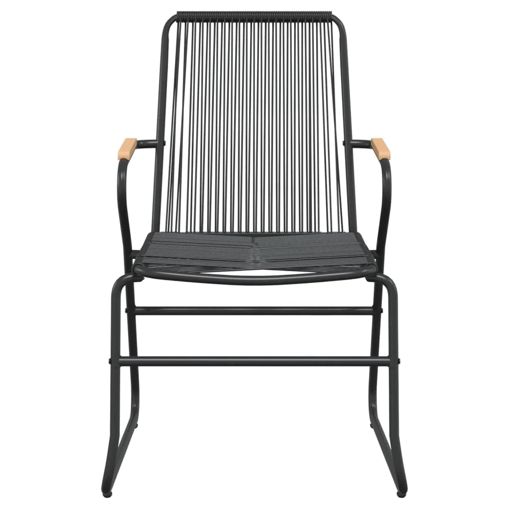 Set da pranzo da giardino in rattan nero PVC da 9 pezzi 02_0014480