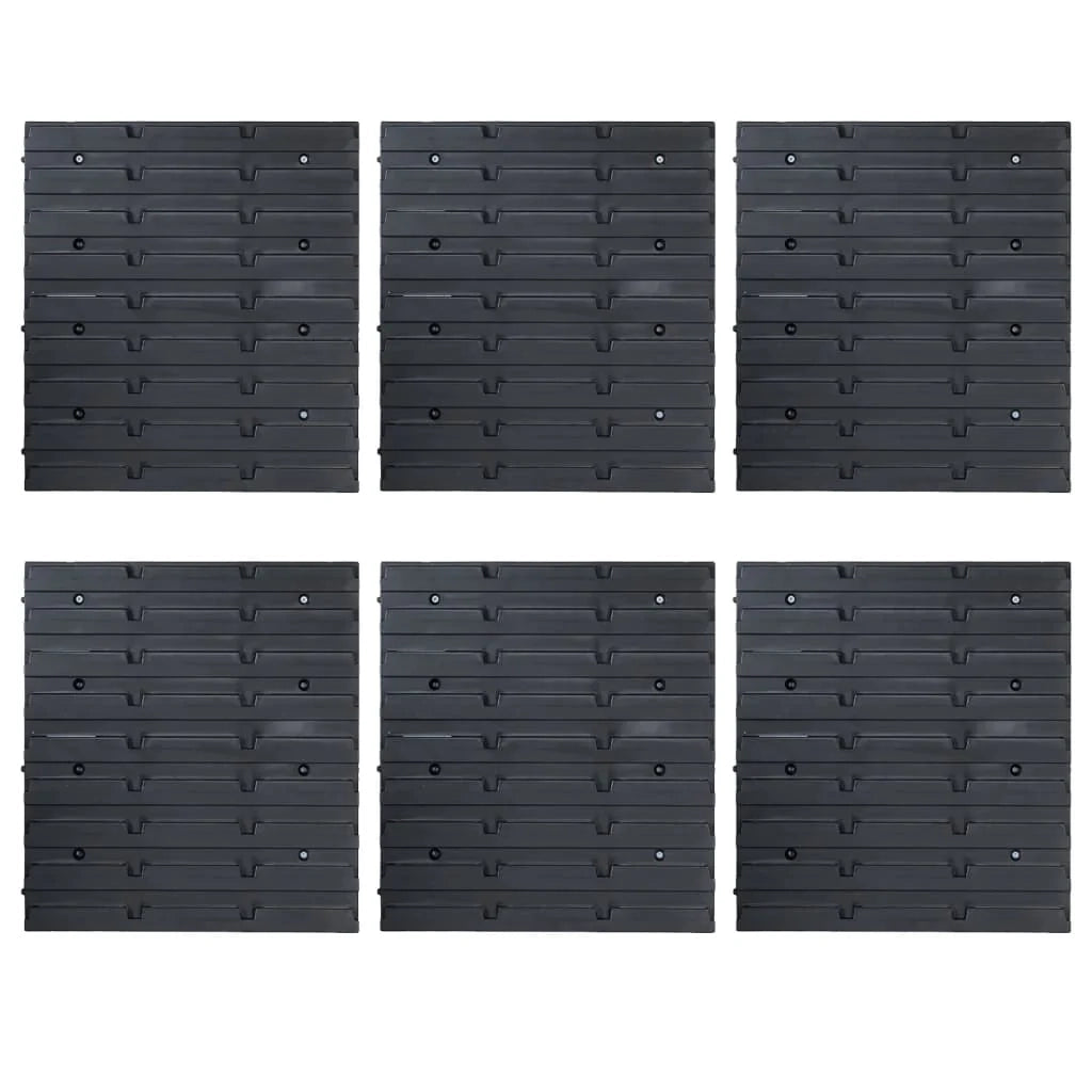 Kit contenitore portaoggetti e pannello da parete da 96 pezzi rosso e nero 02_0003855