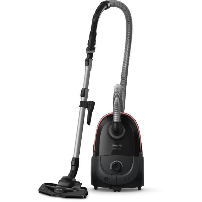 Aspirapolvere a bidone con sacco - PHILIPS - XD5123/10 - 900 W - 4 L - Nero
