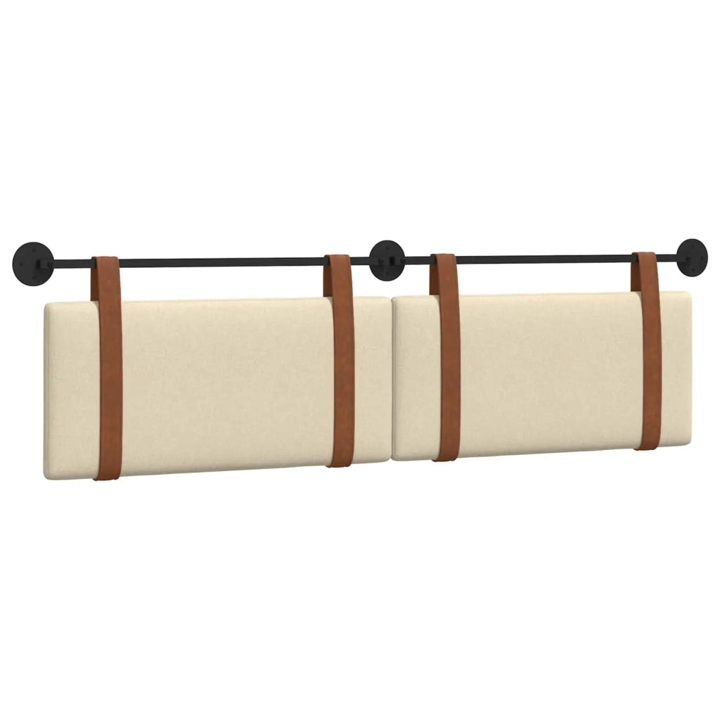 Testata appesa Tinta unita Crema 190 x 55 x 5 cm PU Antico 42031520