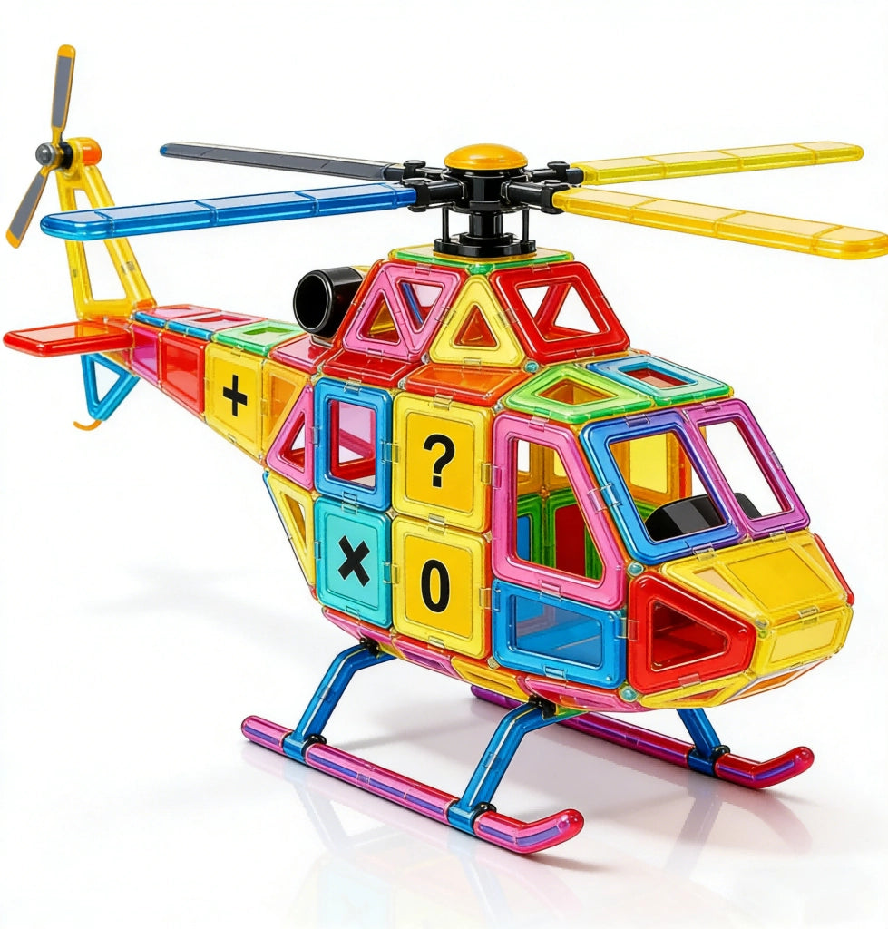 Blocchi Magnetici per Bambini ¨C zephmum ¨C 110 Pezzi