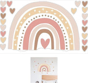 Set di Stick per Parete Arcobaleno - Decorazione per Parete Bohemienne - Stick per Parete per Camera da Bambini - Camere da Letto e Sale da Letto - Uomo e Donna.