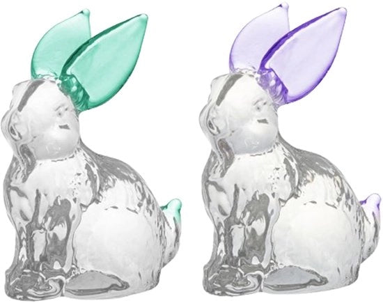 Bambola di Coniglio in Cristallo, Piccoli Cristalli Decorativi, Coniglio in Cristallo Decorativo, Micro Paesaggio Ornamento, Per Decorazione Interna, Posizionabile Sulla Tavola, Tavola da Caffè, Scrivania