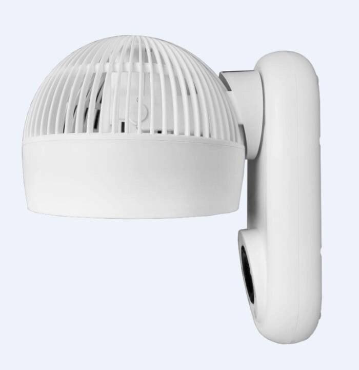 Ventilatore da parete 25 cm con telecomando, 50W 3 velocità e timer 12h, oscillazione automatica e funzione aroma - Sogo