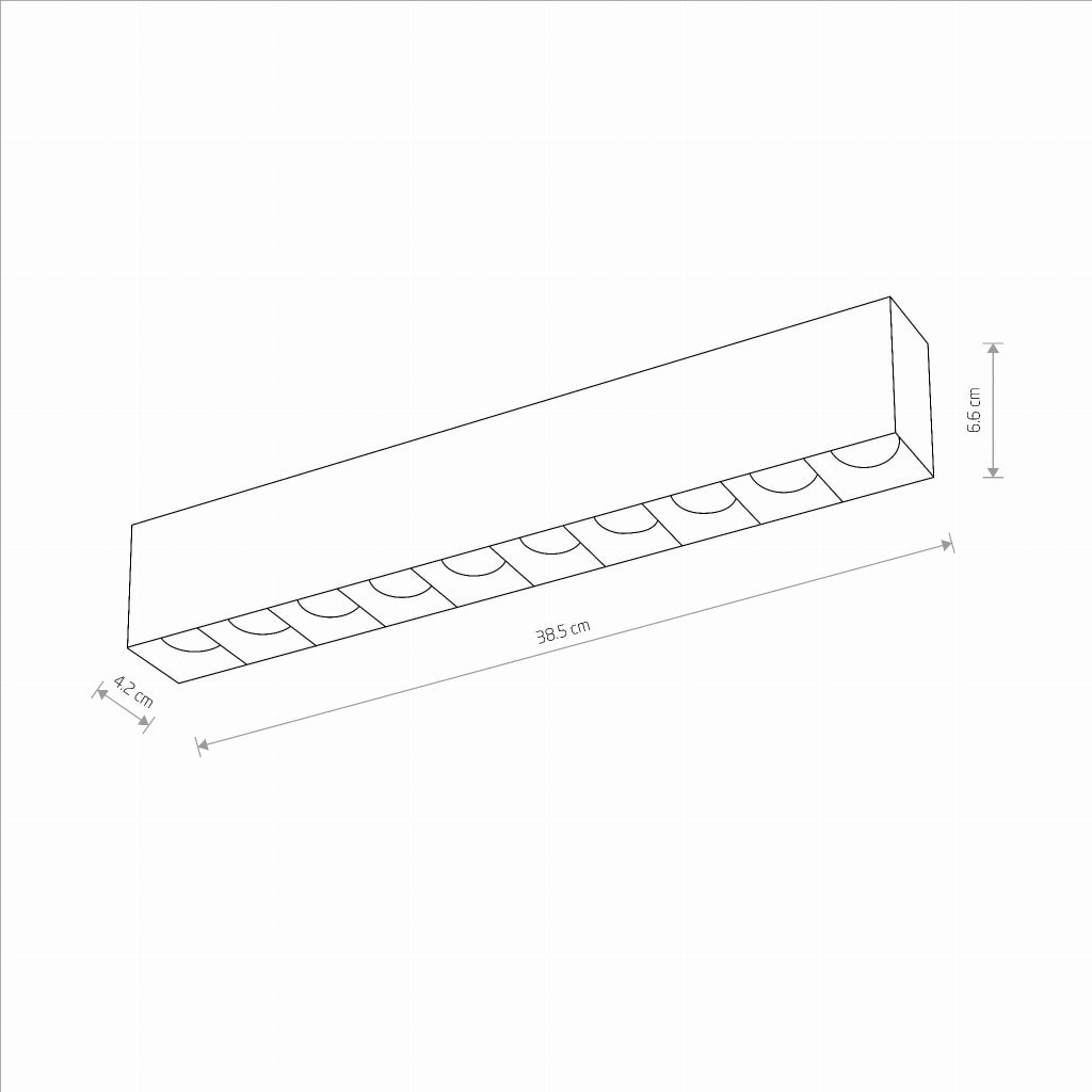 Lampada lineare LED Nowodvorski MIDI 40W 4000K bianca