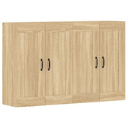 Armadietti a Parete 2 pz Rovere Sonoma in Legno Multistrato CFW1888930