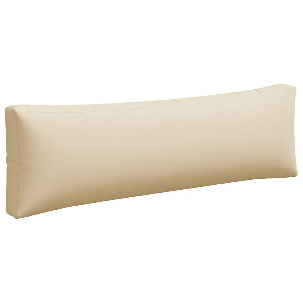 Cuscini per Pallet 3 pz Beige in Tessuto