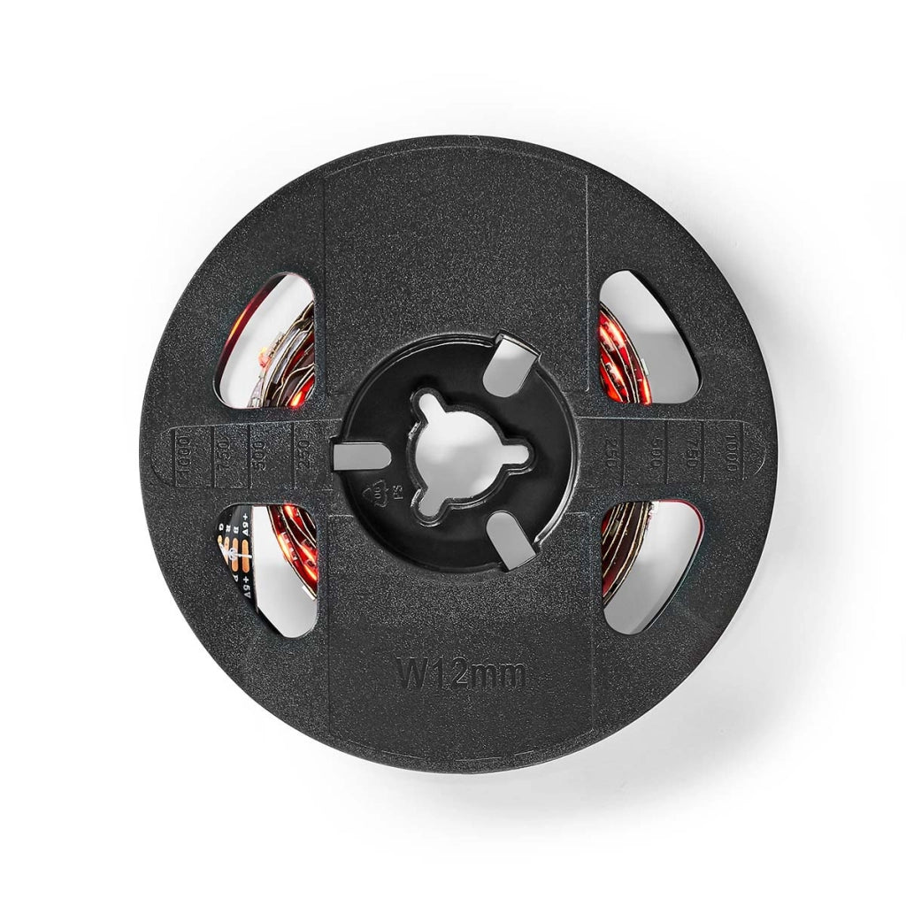 SmartLife Luce a nastro LED connessa RGB / Bianco caldo 2 m Nero Nedis