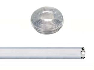 TUBO ANTIGELO TRASPARENTE PER LIVELLA- - ø mm.8/12 rotolo mt. 25 - 1 rotolo
