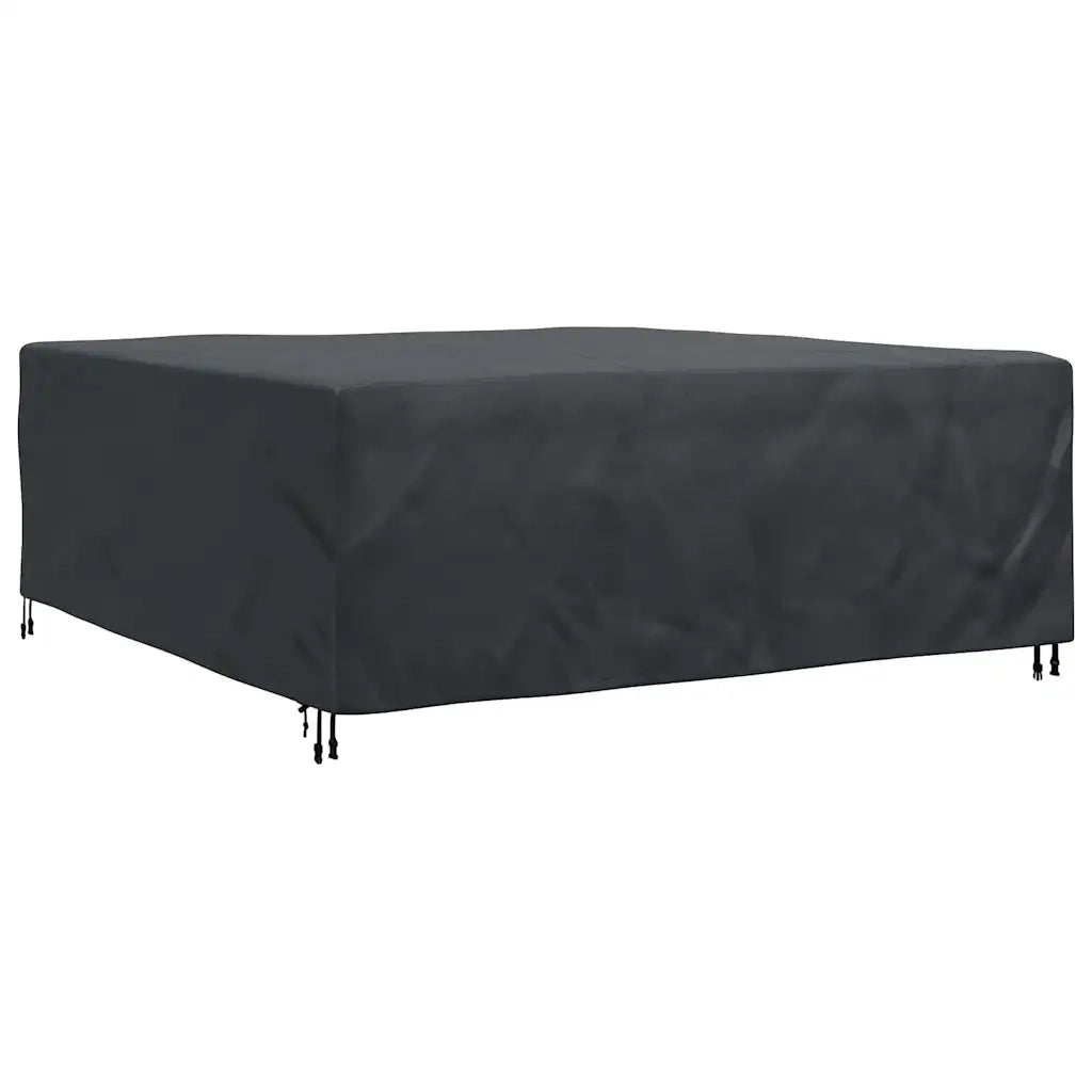 vidaXL Copertura per mobili da esterno Nero 200 x 190 x 85 cm 600D