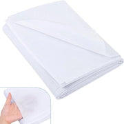 Stoffa intermedia per strisciare 200 cm x 100 cm, 50 g/m², strato adesivo per cucito e progetti creativi, bianca, peso medio