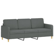 Divano | Divano da soggiorno | Sofa a 3 Posti Grigio Chiaro 180 cm in Tessuto