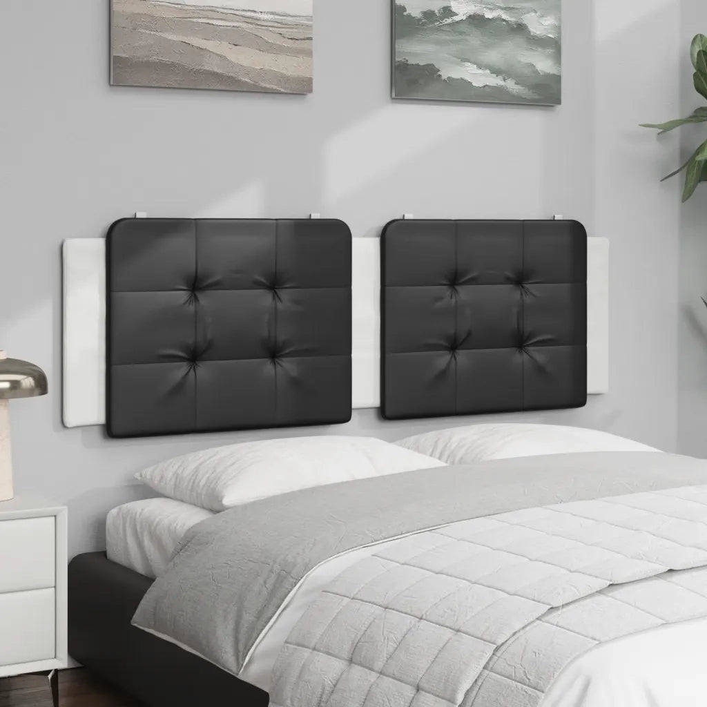 Cuscino Testiera Zadar Nero e Bianco 160 cm in Similpelle CFW7331360