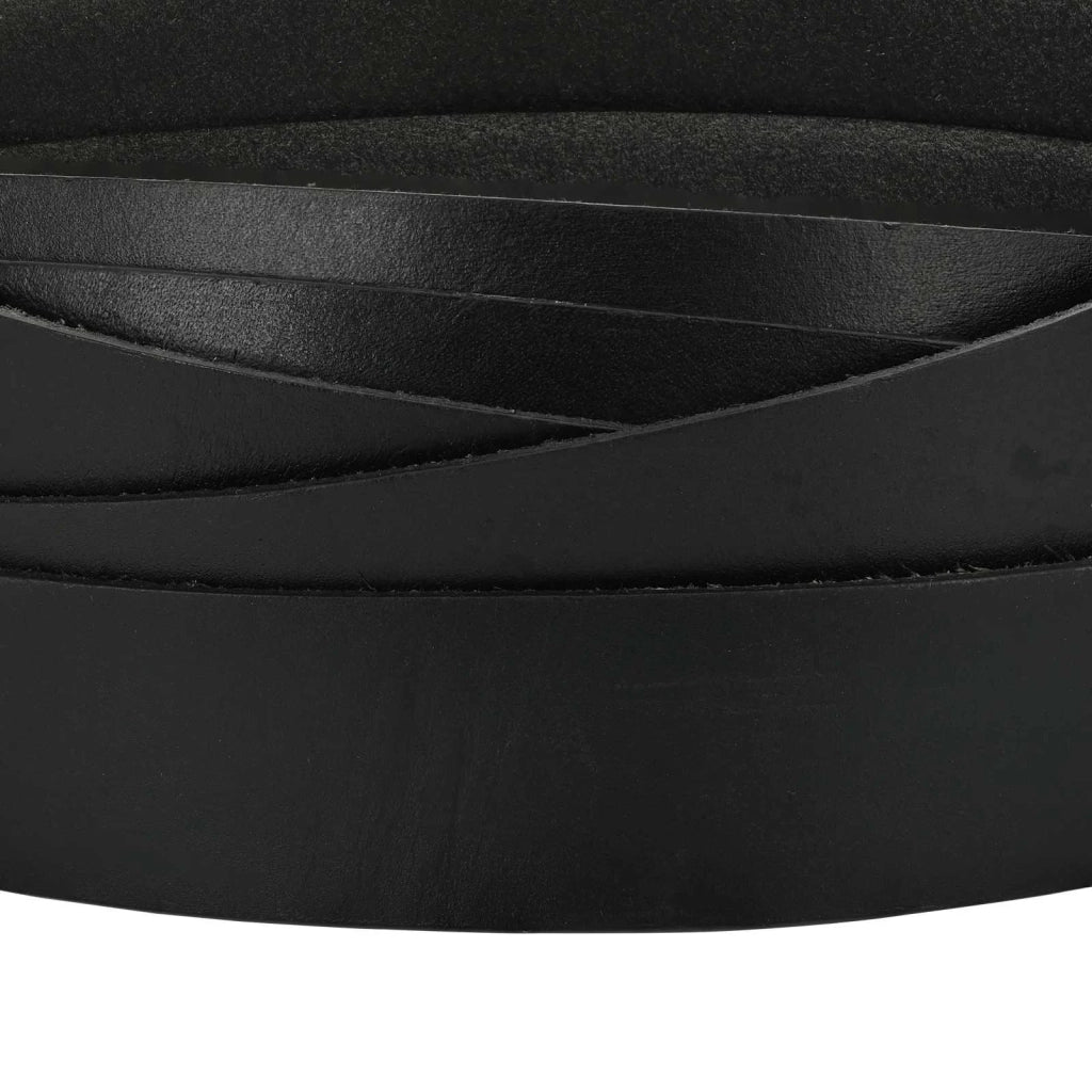 Cinturino in pelle Nero 200 x 2,5 cm Pelle 42034151
