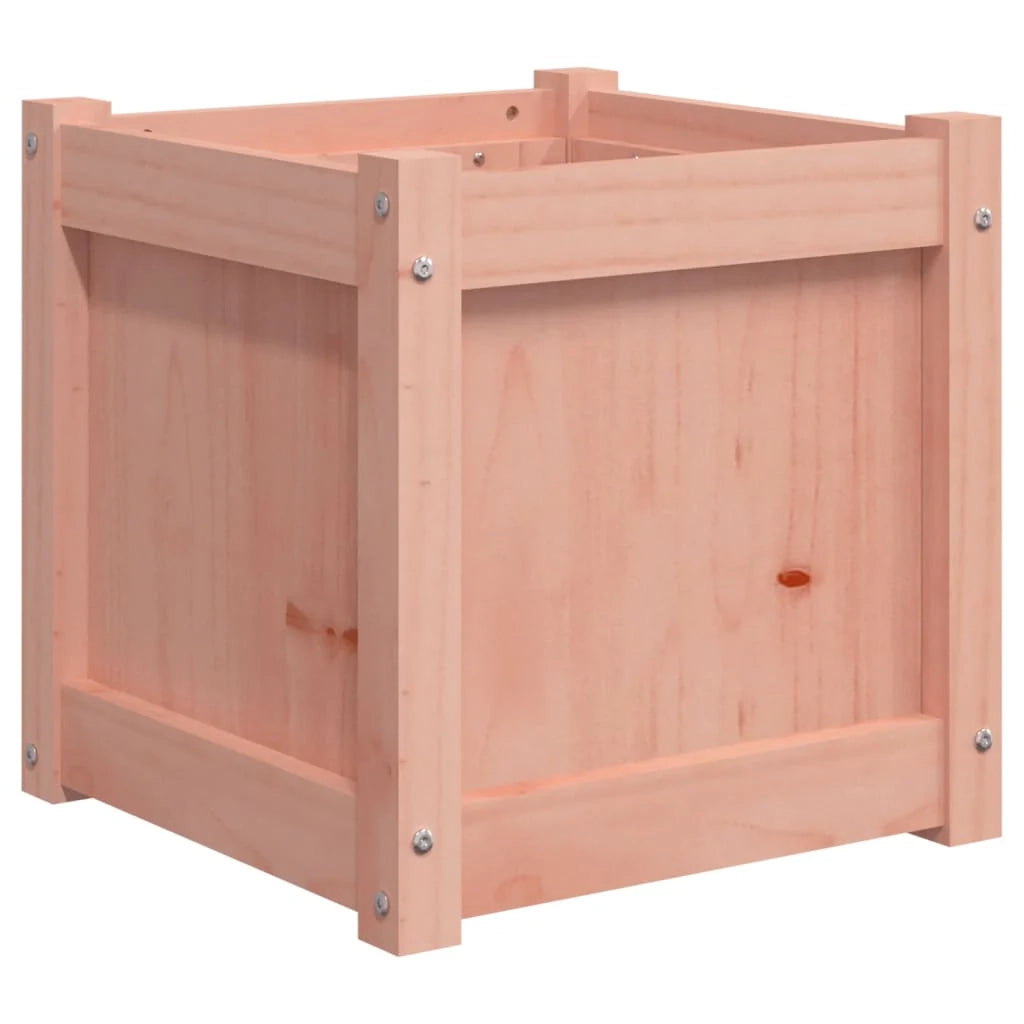 Vassoio per fioriera aiuola rialzata piante fiori terrazza giardino 40 x 40 x 40 cm legno massello marrone Douglas 02_0037559
