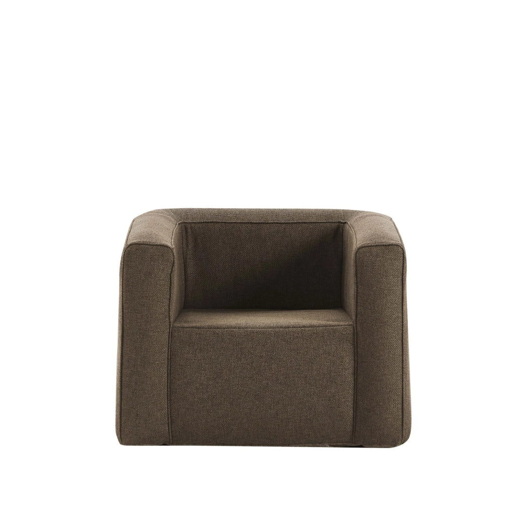 Poltrona gonfiabile in terracotta - Interno ed esterno - Cammello