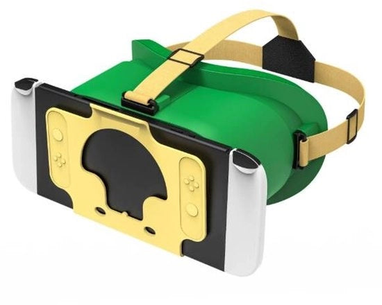 Adatto per VR-headset Nintendo Switch e modelli OLED, occhiali di realtà virtuale VR con lenti HD regolabili, cintura di comfort, adatto per gaming VR 3D Nintendo Switch OLED, adatto per bambini