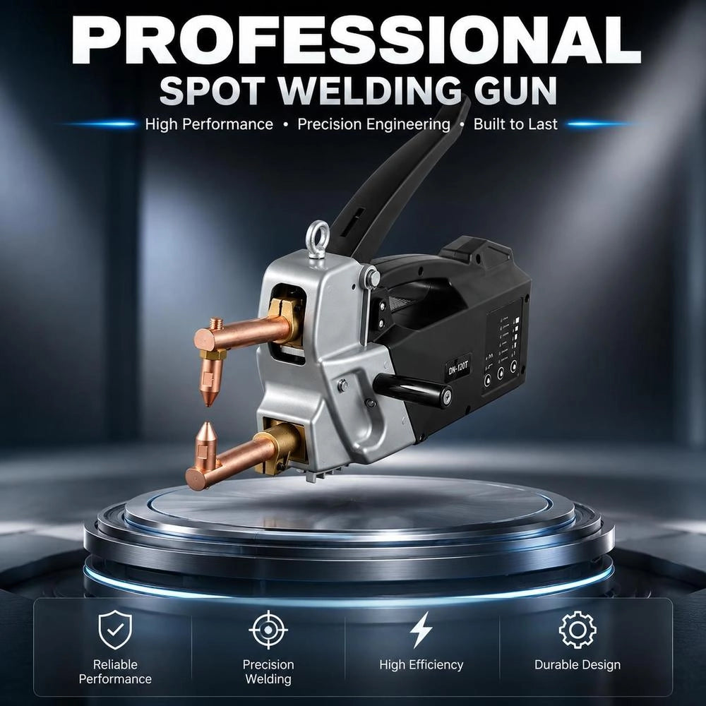 Portable Spot Welder, 4 Mm Thick Spot Welder With 8.1 KVA Input Power, 4200 A Electric Metal Sheet Welding Machine With Hand-held Welding Gun