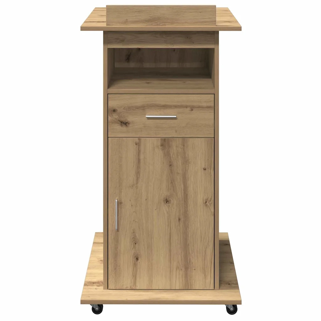 Podio Rovere artigianale 55 x 55 x 107 cm Legno multistrato 862298