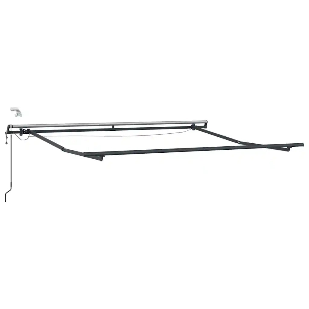 Tessuto per Tenda con Verde e Bianco 350 x 250 cm Poliestere 3330472