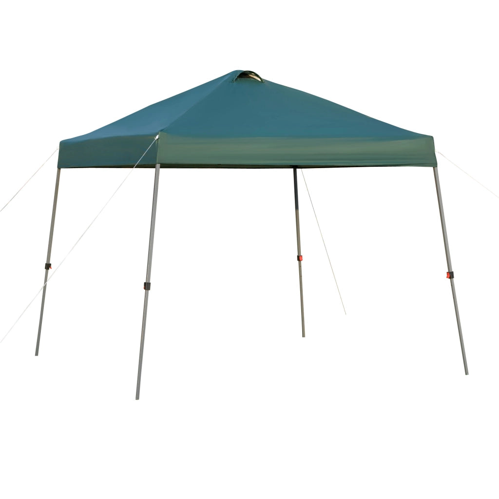 Gazebo da Giardino Pieghevole ¨C zephmum ¨C Verde Acciaio 3x3m
