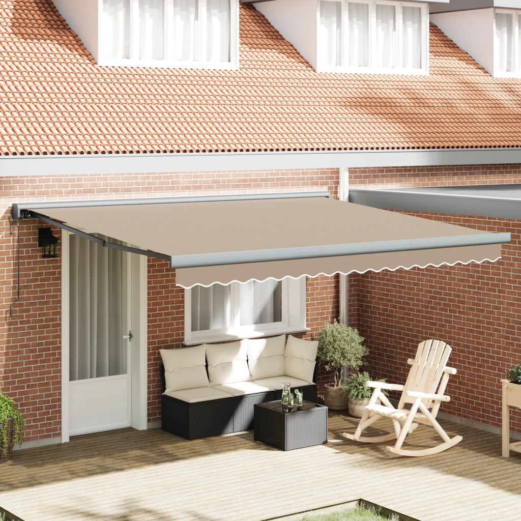 Tenda Retrattile Automatica  Beige 400x300 cm