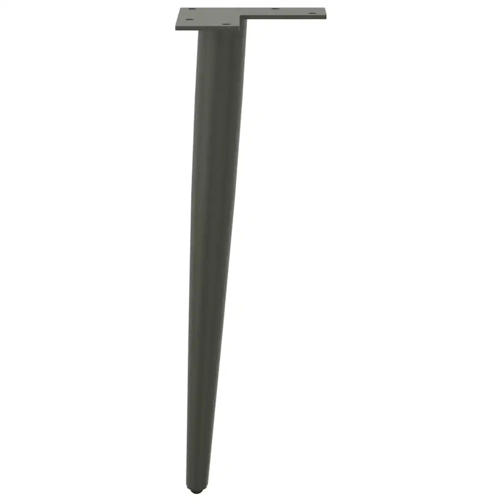 Gambe per Tavolino da Caffè Forma Conica 4 pz Antracite 42-43 cm Acciaio 4012514