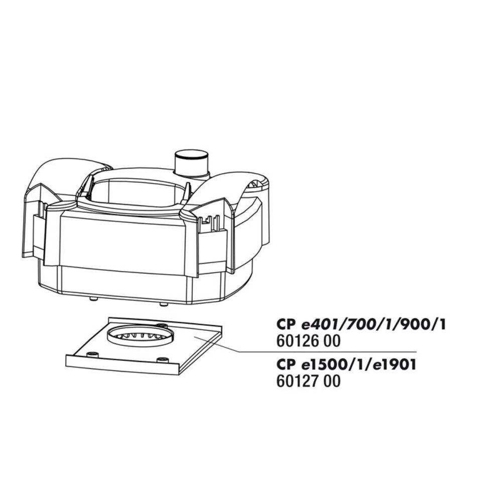 JBL Ricambio Convogliatore Acqua Senza Guarnizione per Filtri Cristal Profi e1500/1900/1
